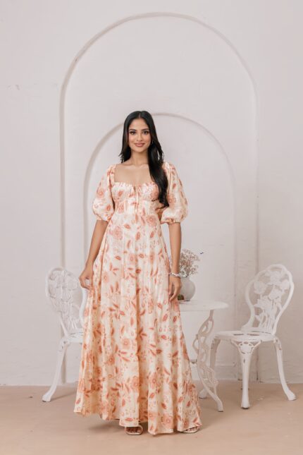 Vienna printed maxi