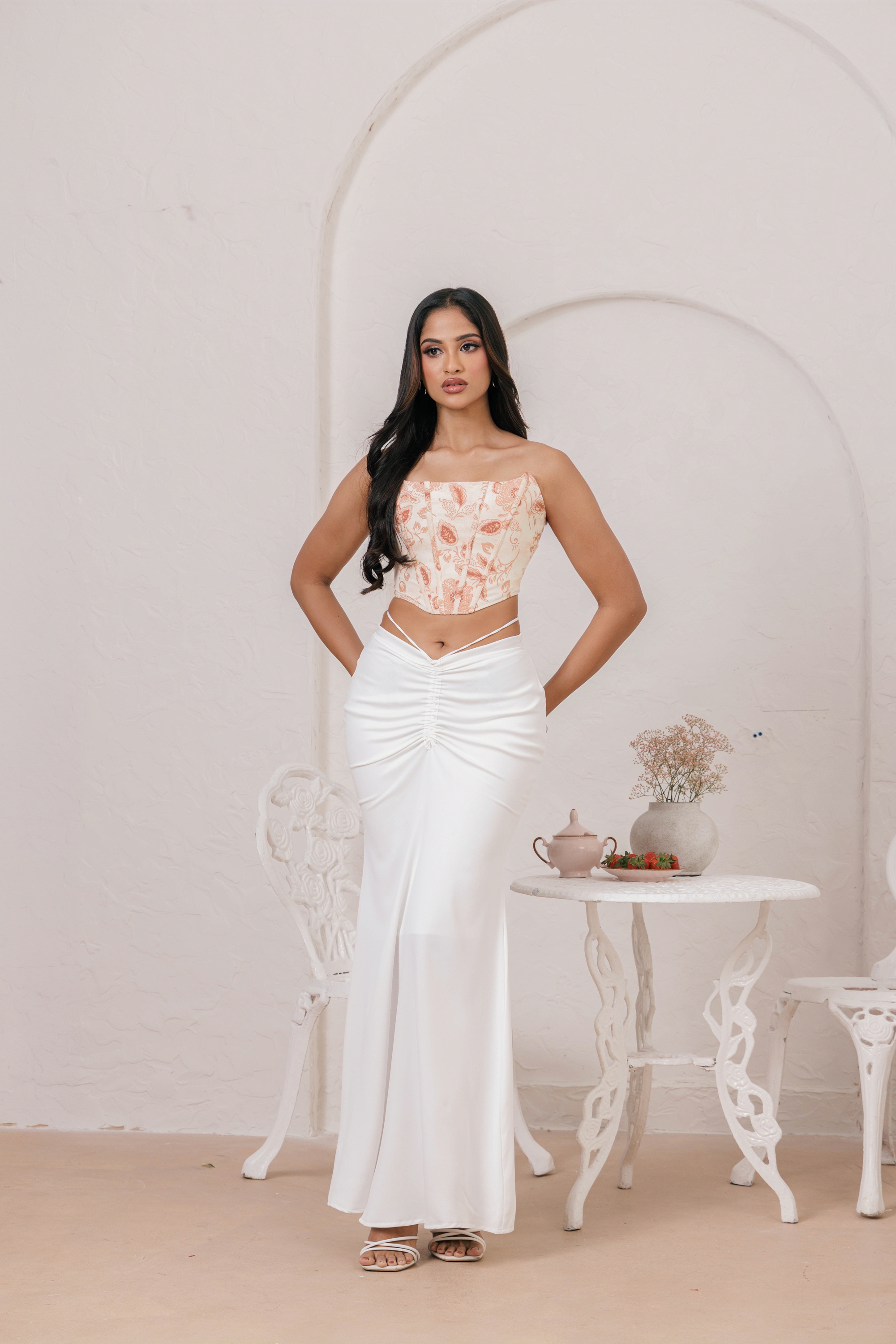 Vienna printed corset