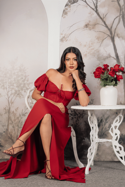 scarlet maxi